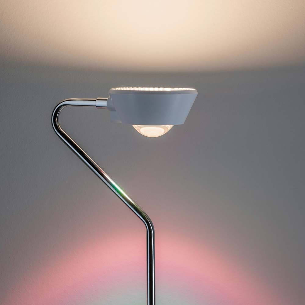 Ramos Stehleuchte dim LED 13W Weiß Chrom 230V