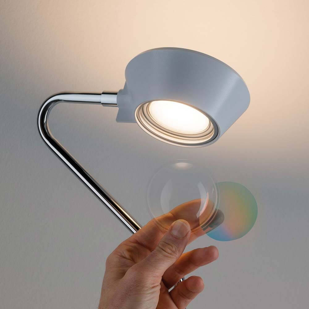 Ramos Stehleuchte dim LED 13W Weiß Chrom 230V