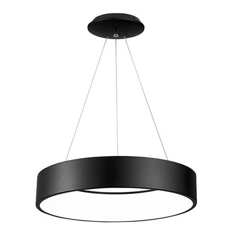 LED Hängeleuchte Ø 60cm Rando 2520lm , 3000K Schwarz – moderne Pendelleuchte in Schwarz mit warmweißem Licht.