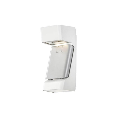 Applique murale Ravenna LED IP54 en blanc avec LED haute puissance pour les espaces intérieurs et extérieurs.