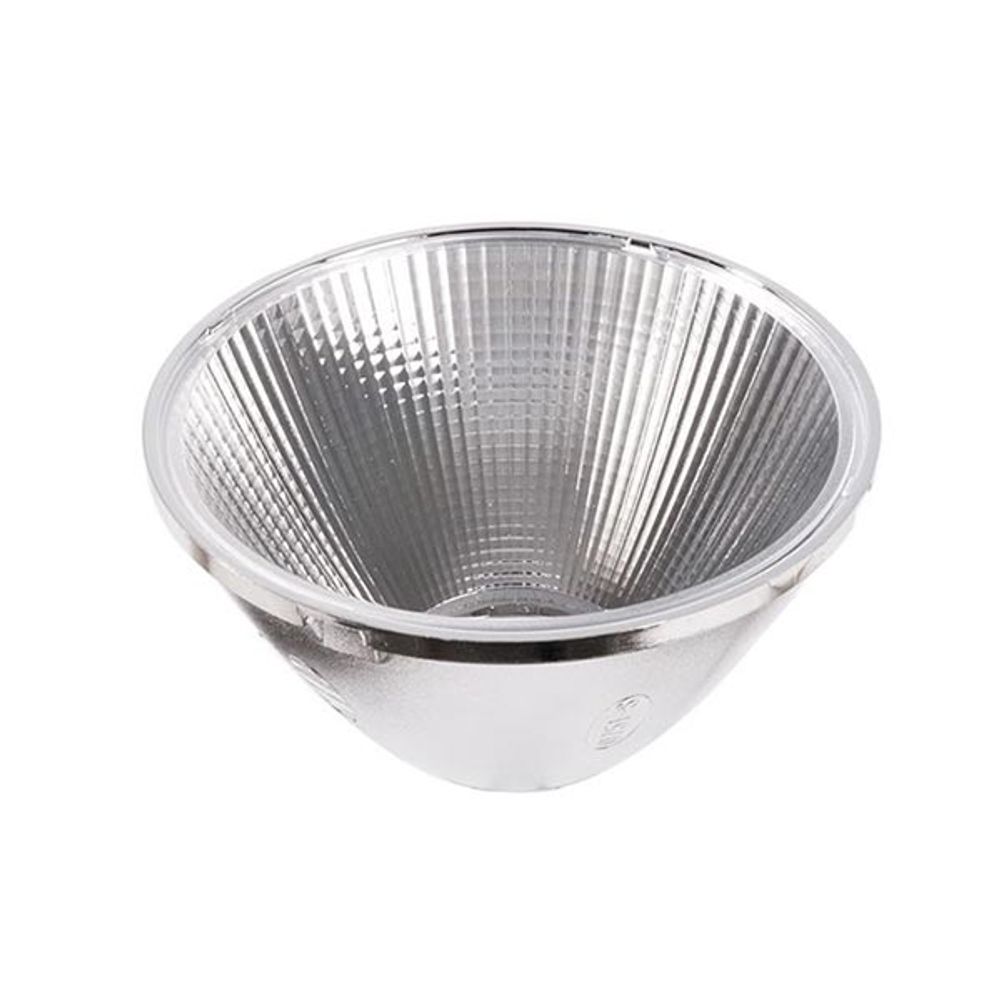 Reflektor 30° für LED Strahler Lunos 3-Phasen, glänzend, passend für 3-Phasen Stromschienen.