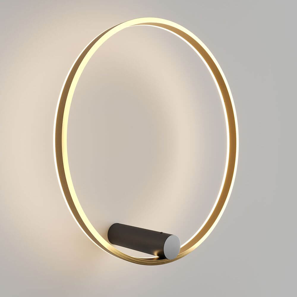 s.luce Ring Air LED Wandleuchte & Deckenlampe Ø 60cm mit elegantem ringförmigem Design und flexiblen Lichtoptionen.