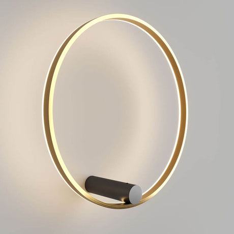 s.luce Ring Air LED Wandleuchte & Deckenlampe Ø 60cm mit elegantem ringförmigem Design und flexiblen Lichtoptionen.