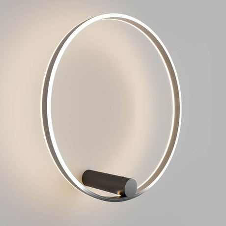 s.luce Ring Air LED applique murale & plafonnier Ø 60cm au design minimaliste avec surface lumineuse ronde.
