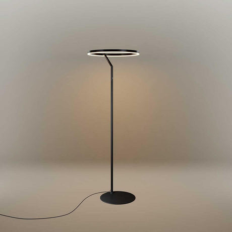s.luce Ring LED vloerlamp Ø 60cm met touchdimmer