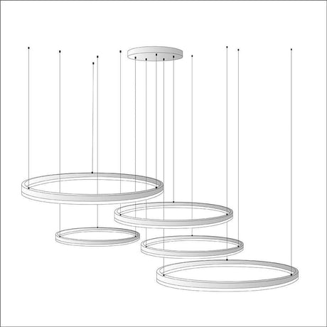 s.luce Ring conversion eccentric (without LED rings)