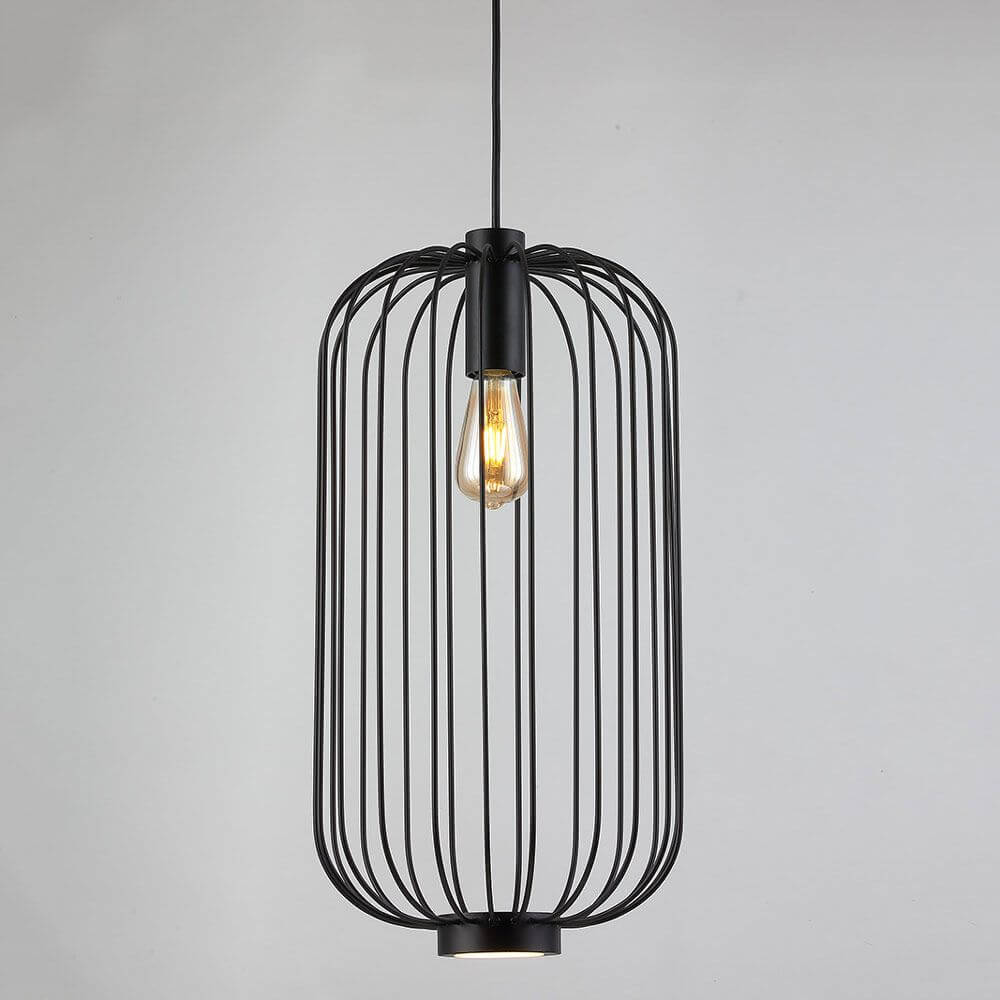 s.luce Rooms M direkt & indirekte Gitter-Pendelleuchte Ø30cm in modernem Drahtdesign mit Leuchtmittel.