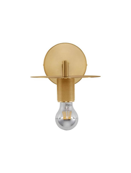 Royal væglampe Ø 12cm med hylde E27 i en elegant guldoverflade og moderne design.