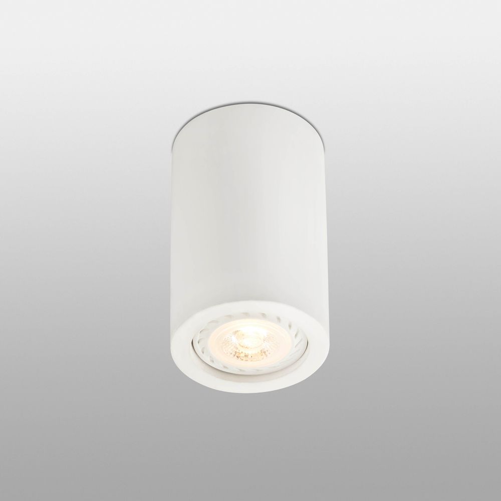 Runde Deckenleuchte SVEN Weiß in elegantem Design, ideal für moderne Wohnräume.