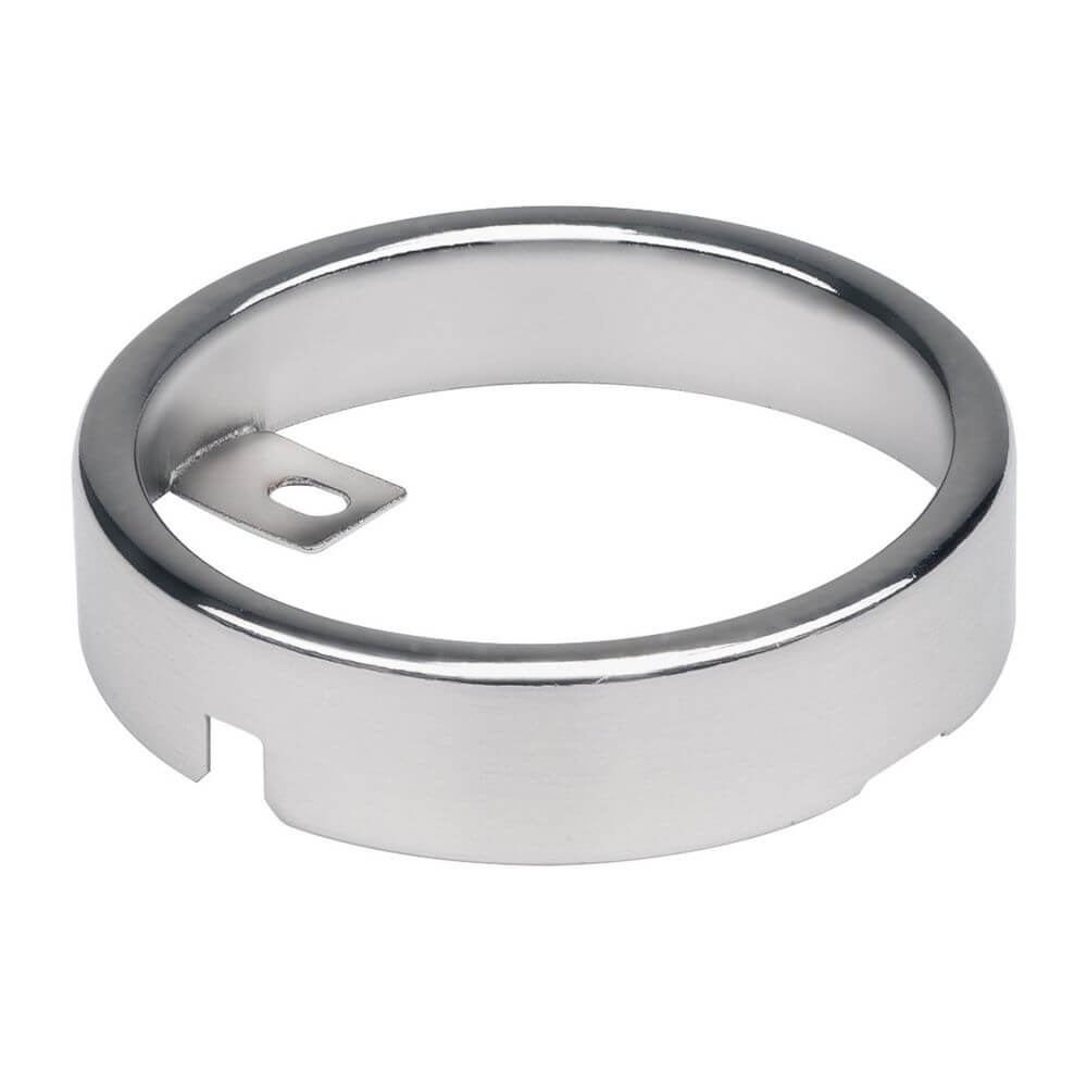 Rundes Einbaugehäuse für 3W Downlight Chrom – Montagerahmen für DL 126 in glänzendem Chromfinish.