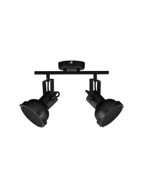 Ruvi taklampa GU10 2-Flame Black