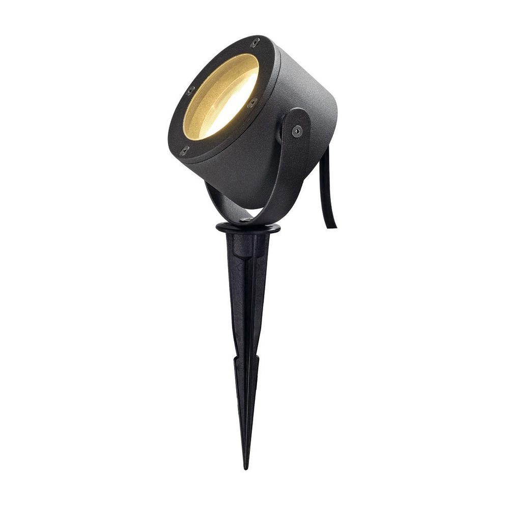SITRA 360 SPIKE anthrazit GX53 max. 9W IP44 Gartenleuchte mit Erdspieß aus Aluminium, schwenkbar, IP44 Schutz