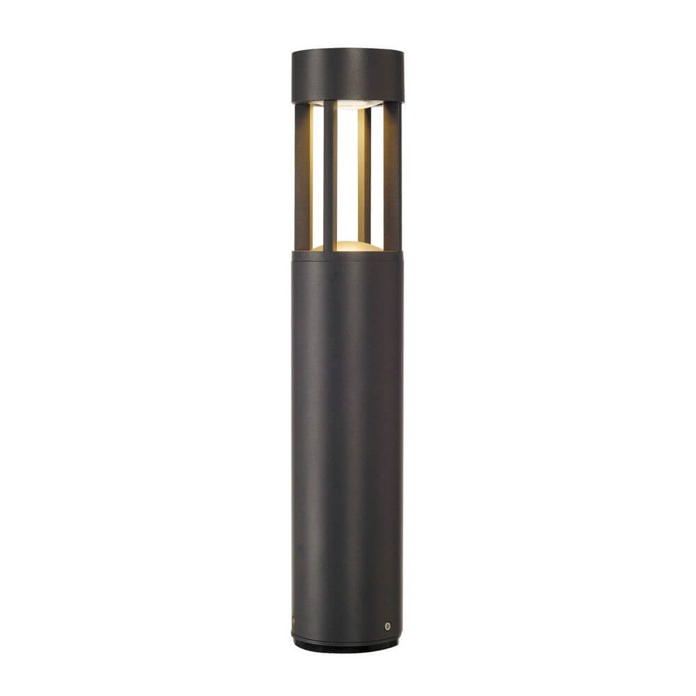 SLOTS 45 Stehleuchte anthrazit 6,3W LED Warmweiß, moderne Standleuchte aus Aluminium für außen mit warmweißem Licht.