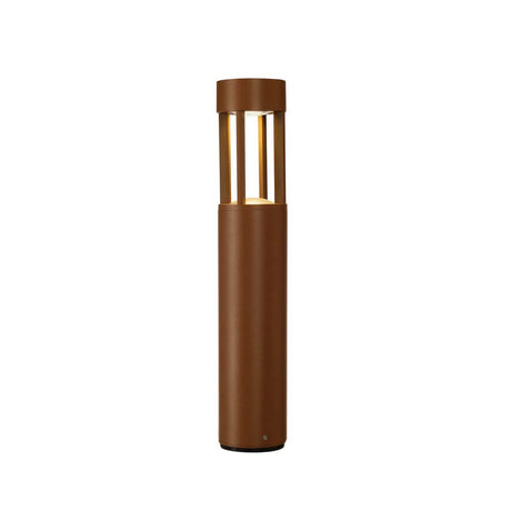 SLOTS 45 Stehleuchte rostfarben 6,3W LED Warmweiß, moderne Außenleuchte aus Aluminium mit indirektem Licht