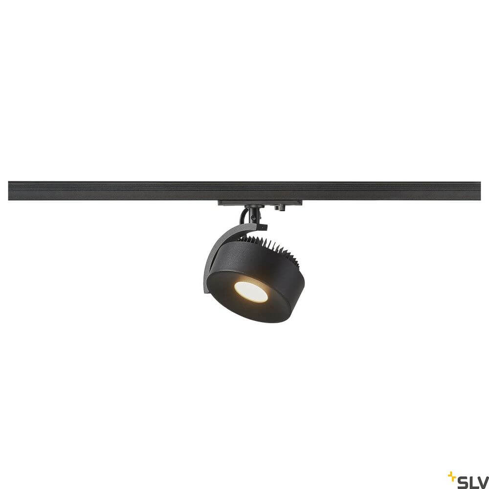 1-Phasen Kalu Track Schwarz 3000K in modernem Design, ideal für hochwertige Beleuchtung.