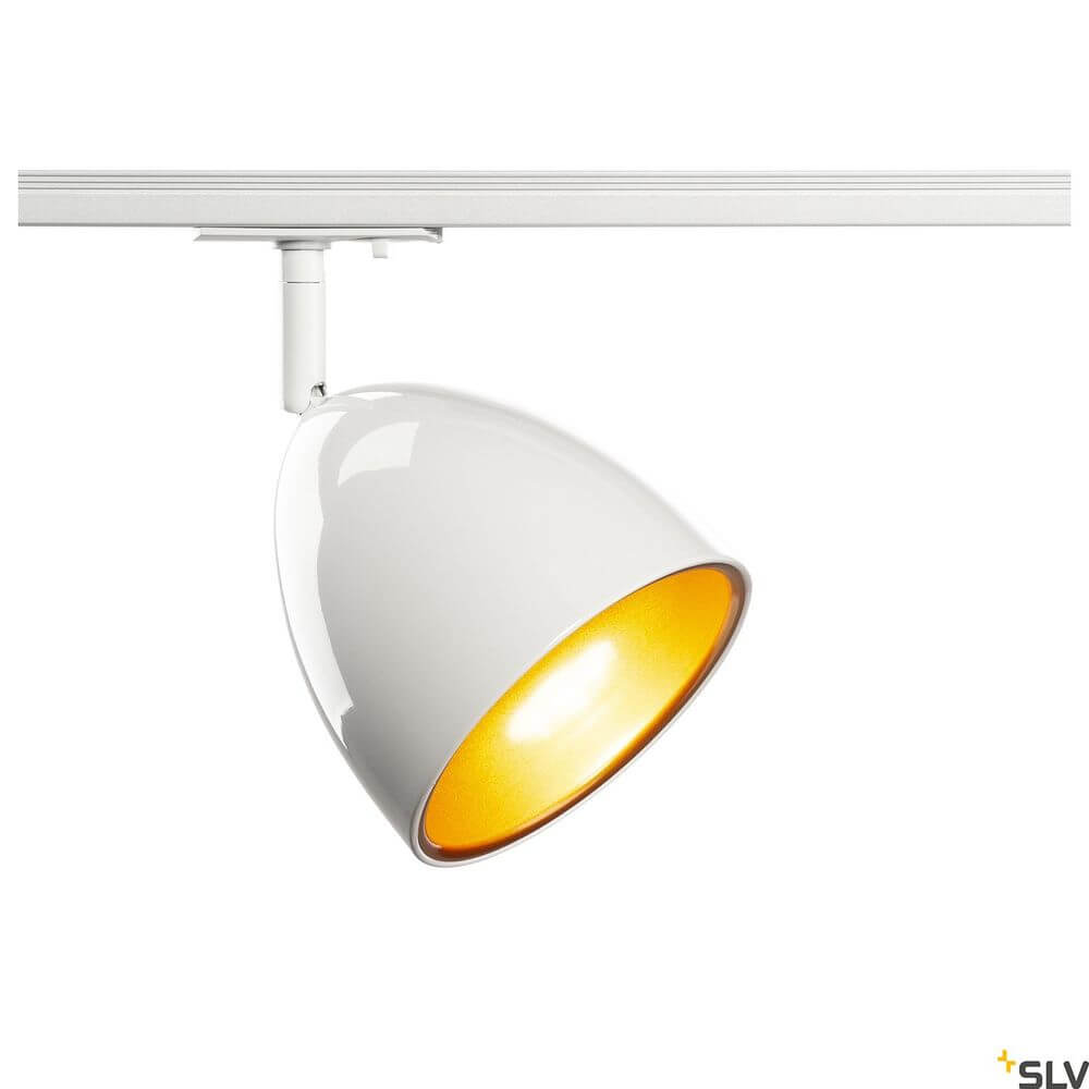 1-Phasen Para Cone 14 QPAR51 Weiß, Gold mit elegantem Design und warmem Licht