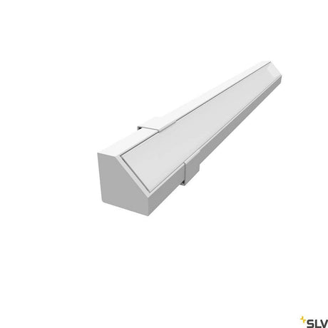 2m Grazia Edge Profil weißes Eckprofil von SLV für indirekte Beleuchtung mit GRAZIA FLEXSTRIP
