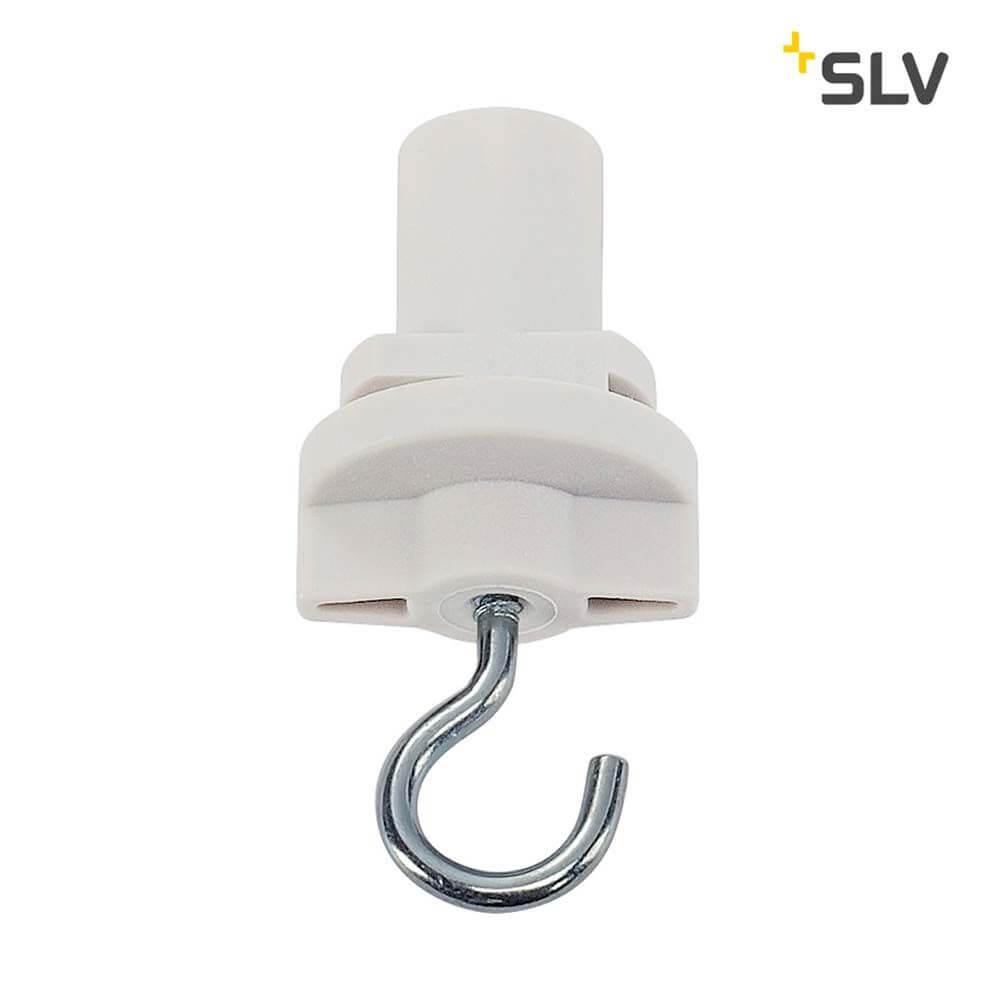 3-Phasen Adapter mit Haken für S-Track Schiene Weiß