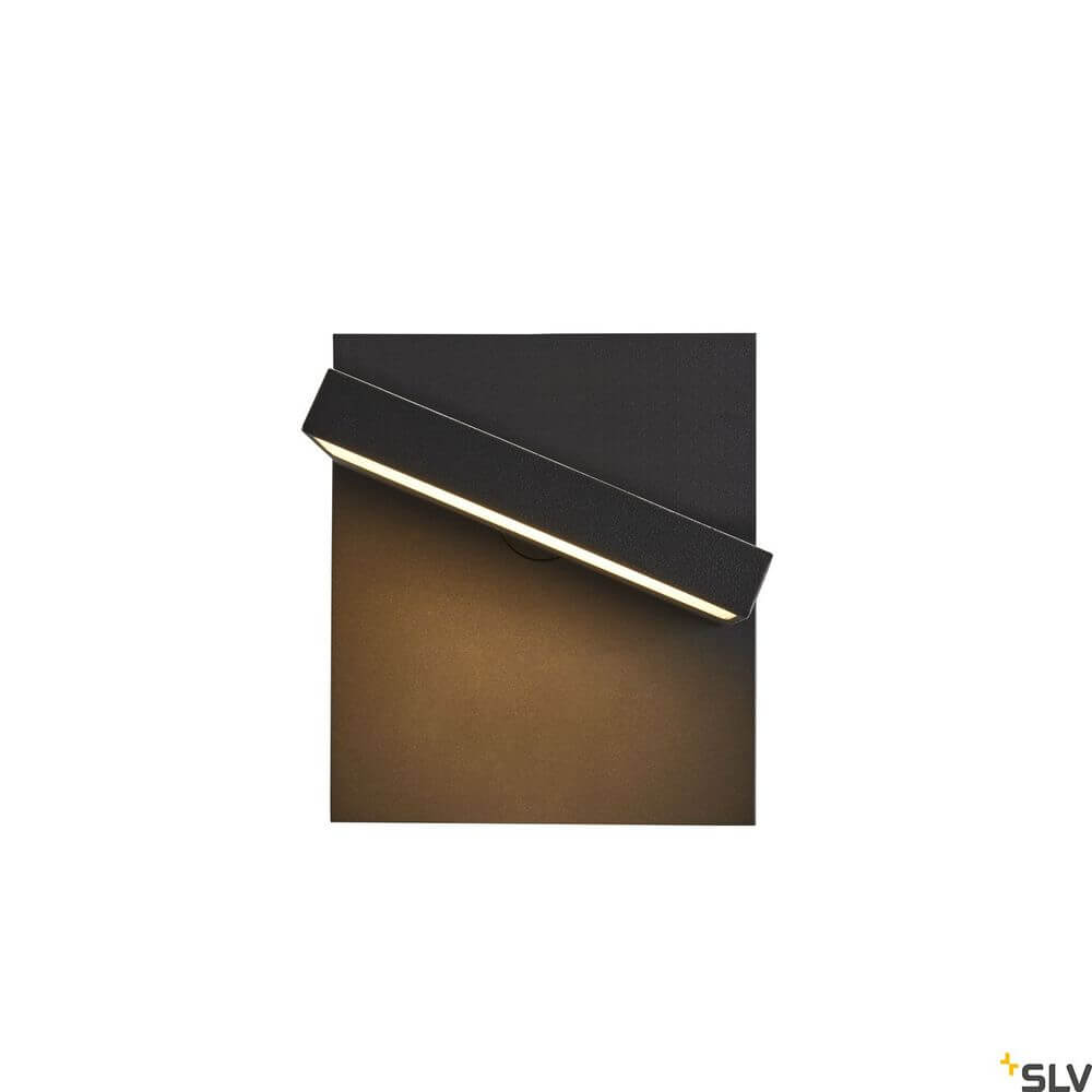 Abridor LED Außenwandleuchte in Anthrazit mit 3000-4000K und IP55, ideal für Außenanwendungen.