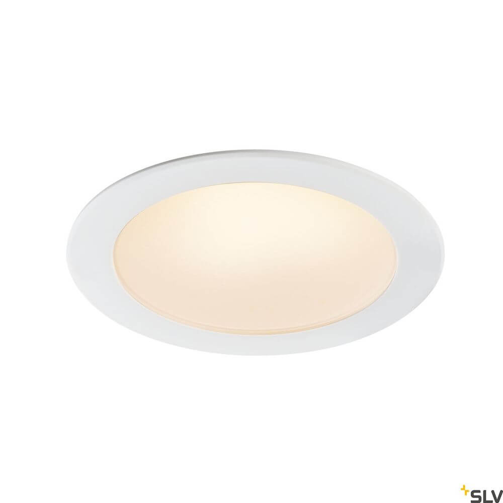 Akalo 83 Einbau-Deckenleuchte Weiß 3000/4000/5700K in runder Form mit warmem Licht.