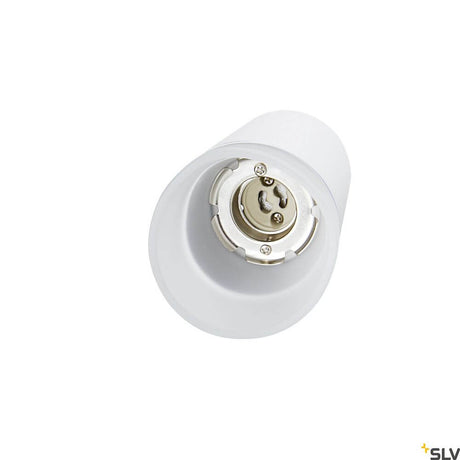 Astina ceiling light QPAR51 white - view of the lamp holder in white.
