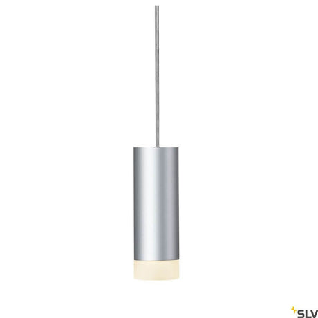 Astina pendant lamp QPAR51 Grey in a modern design, made of grey aluminium with warm light.