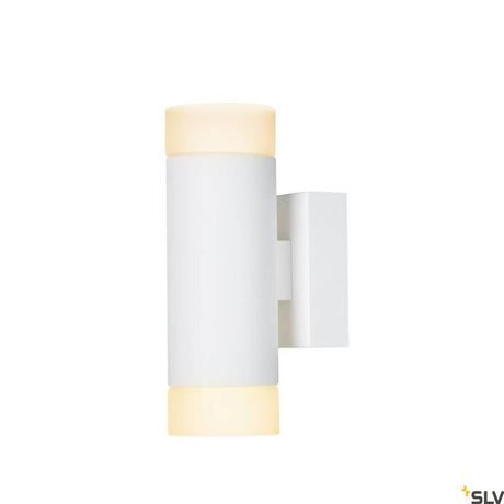 Astina Wandlampe QPAR51 Up & Down Weiß, weiße SLV Wandleuchte mit direktem und indirektem Licht