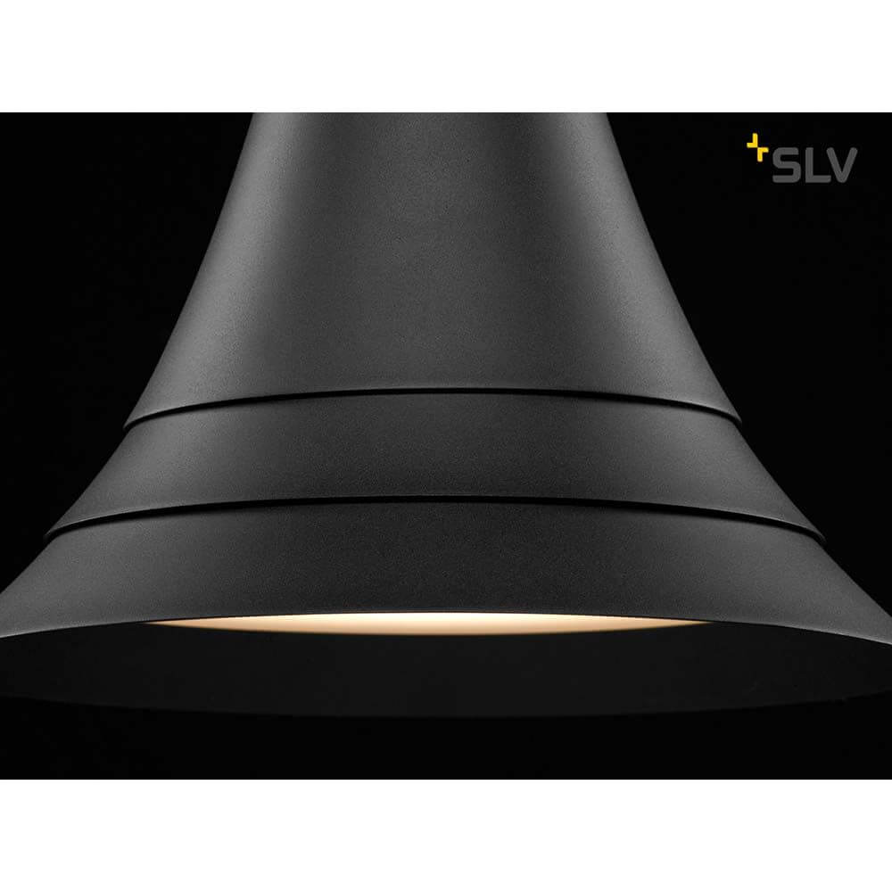 Bato 35 LED Pendelleuchte Schwarz - elegante schwarze Pendelleuchte mit modernem Design und integrierten LED Lichtquellen.