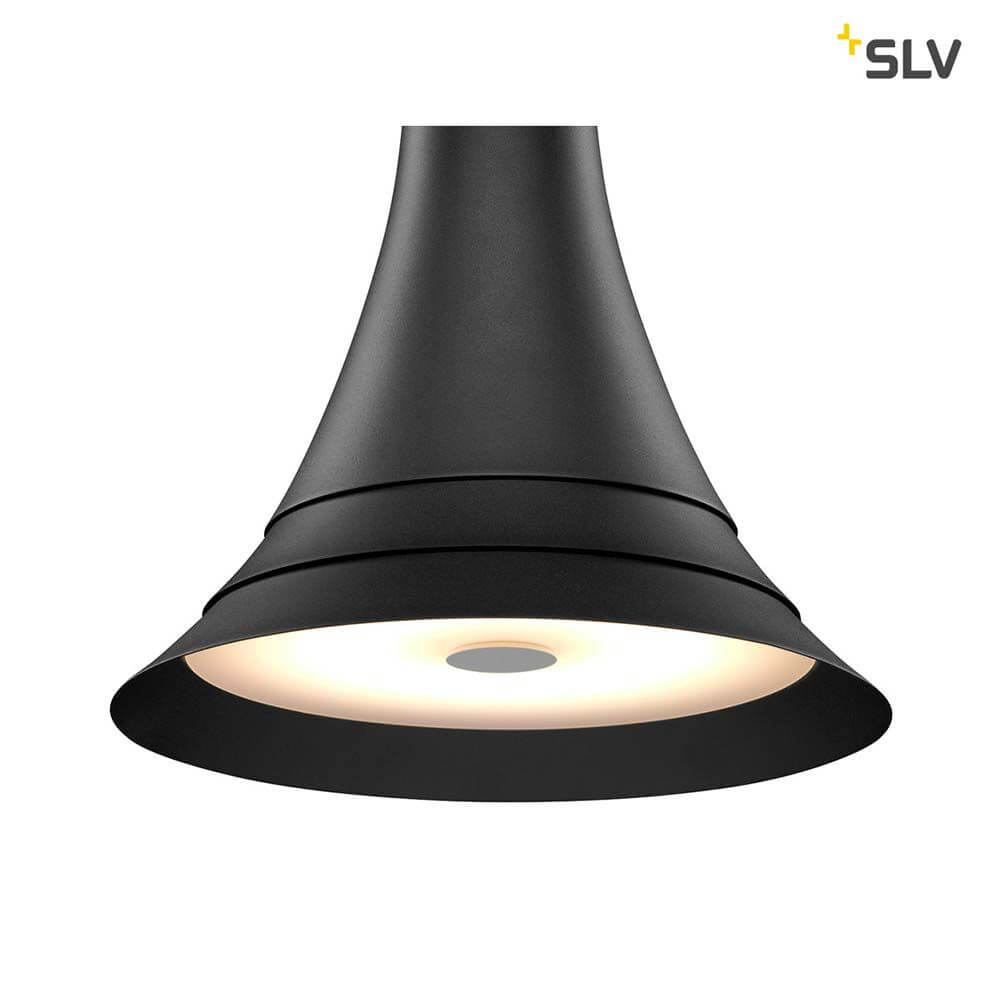 Bato 35 LED Pendelleuchte Schwarz mit modernem Design und integrierten LED-Lichtquellen.
