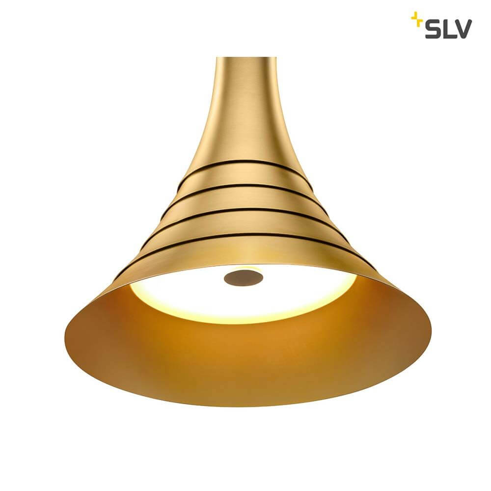 Bato 45 LED Pendelleuchte Messing - elegante Pendelleuchte mit goldener Oberfläche und integriertem LED-Licht