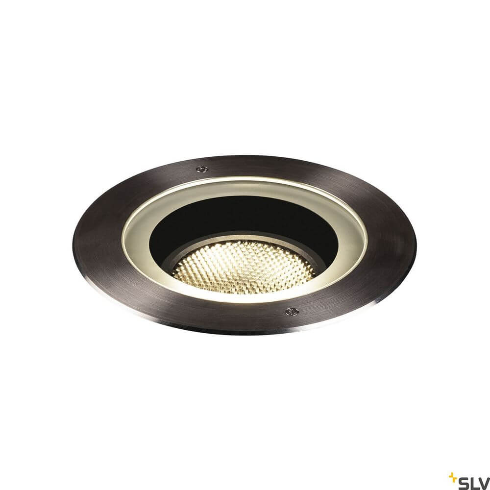 Dasar 270 4000K Rund Symmetrisch IP67 Einbauleuchte mit schwarzem Gehäuse und runder Form