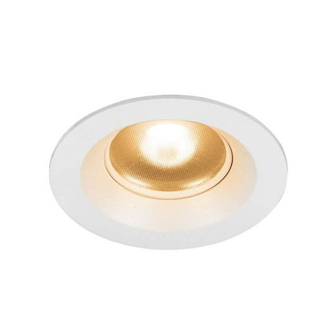 Dingilo Einbau-Deckenleuchte 2700K Weiß mit goldener Innenfläche für stilvolle Beleuchtung.