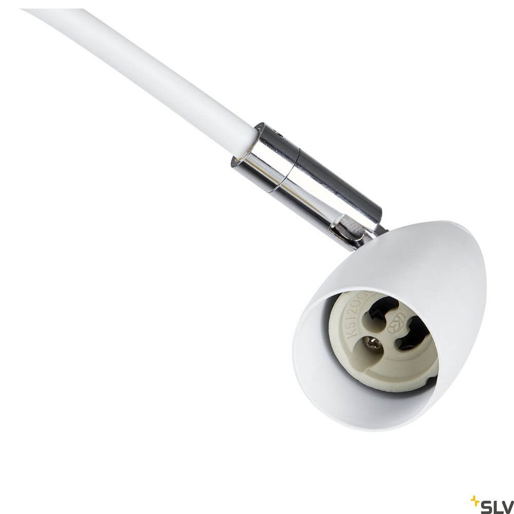 Displayleuchte Adl 50 QPAR51 Weiß – moderne Lichtquelle mit elegantem Design und praktischer Fassung.