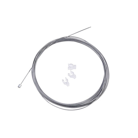 Drahtseilabhängung 1,5mm x 5000mm aus Stahl mit 3 Kabelclips und Nippel.