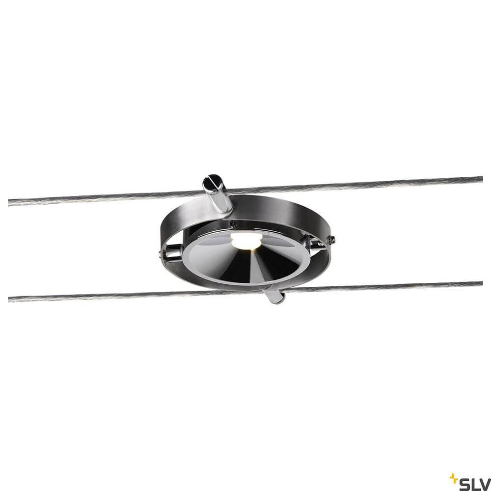 Durno LED Seilleuchte für Tenseo Niedervolt-Seilsystem - schwenkbarer Strahler mit schlankem Design.