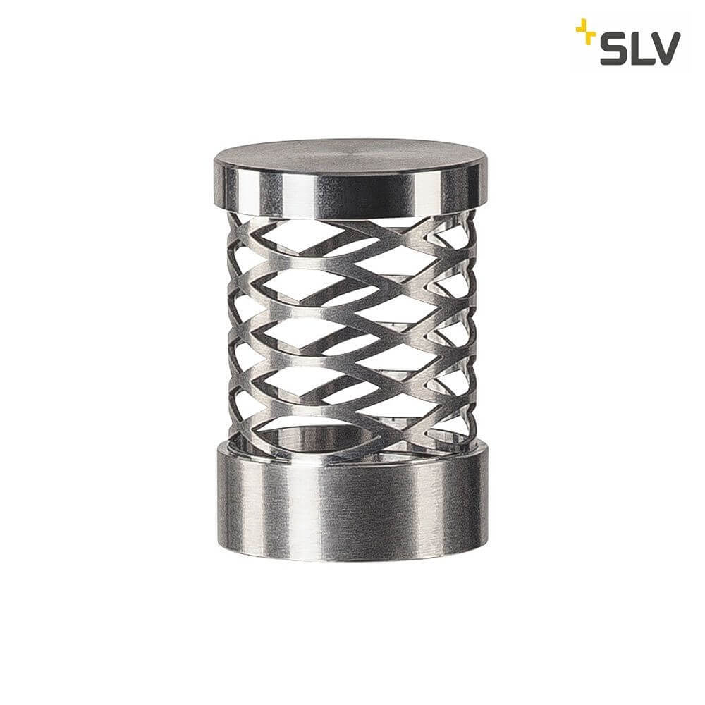 Edelstahl Raster für Trust-Serie, eleganter Lampenschirm für Wand- und Standleuchten von SLV.