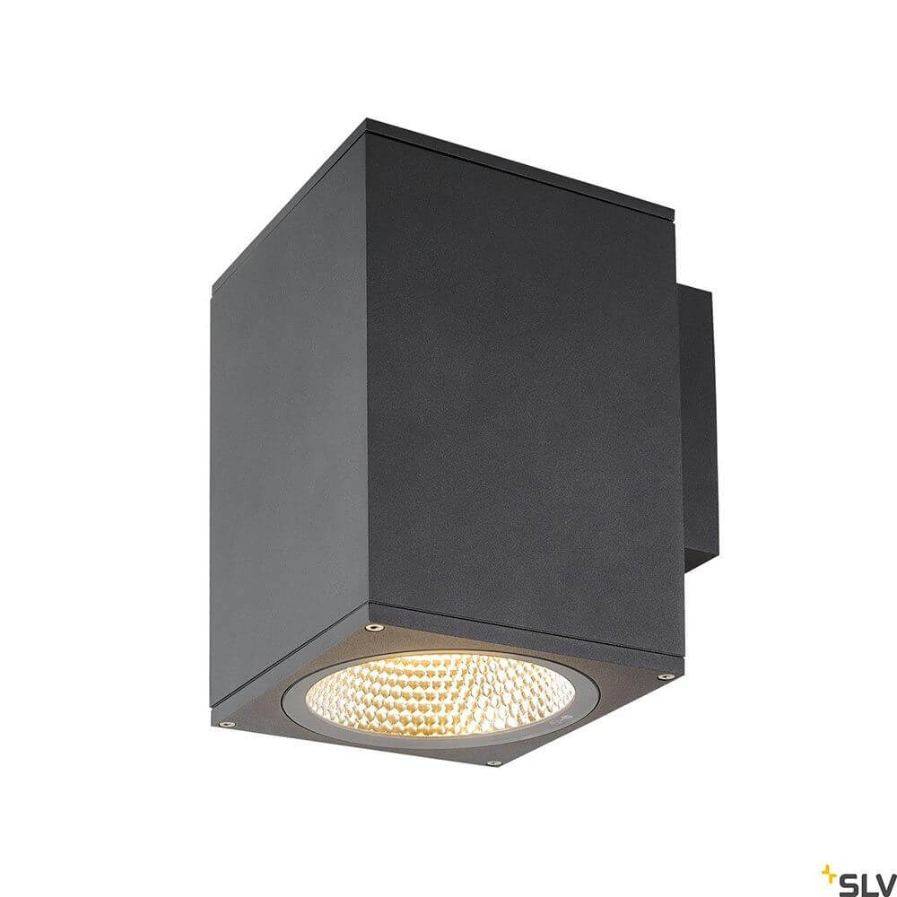 Enola LED Wandaufbauleuchte Square IP65 Anthrazit mit modernem Design und leistungsstarker LED-Technologie.