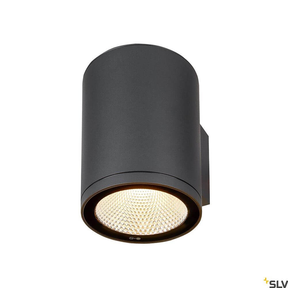 Enola Single Outdoor LED Wandaufbauleuchte CCT Anthrazit Round
