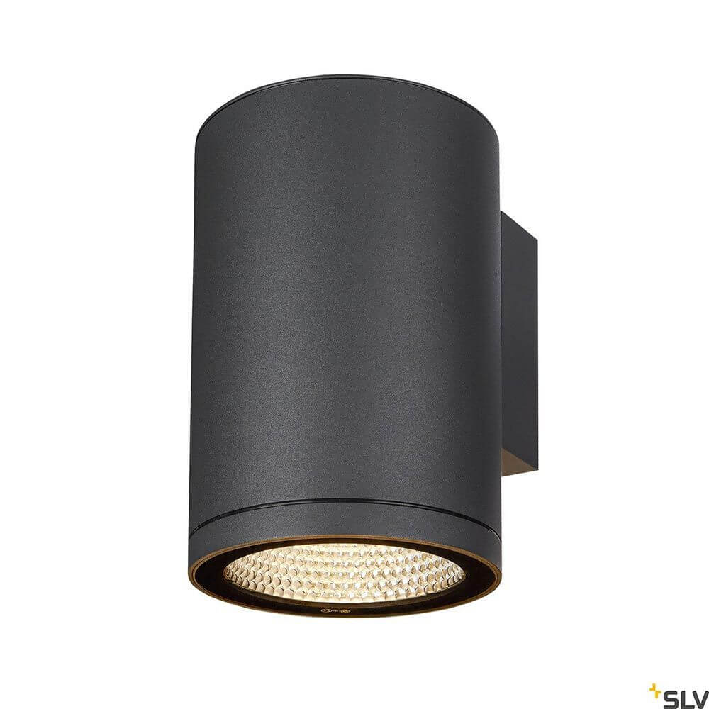 Enola Single Outdoor LED Wandaufbauleuchte CCT Anthrazit Round