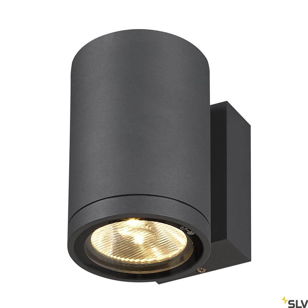 Enola Single Outdoor LED Wandaufbauleuchte CCT Anthrazit Round