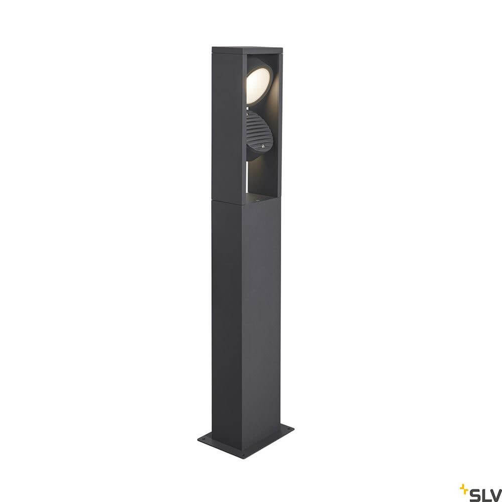 Eskina Double LED Pollerleuchte Frame IP65 in elegantem anthrazitfarbenem Design für Außenbereiche