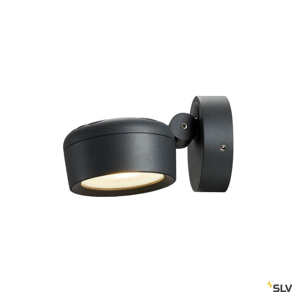 Eskina Spot Cw 3000-4000K Anthrazit IP6 moderne Wandlampe in anthrazit mit fokussierbarem Licht