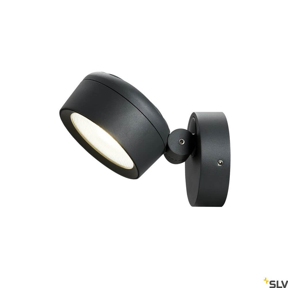 Eskina Spot Cw 3000-4000K Anthrazit IP6 Wandlampe in modernem Design, dimmbar und energieeffizient.
