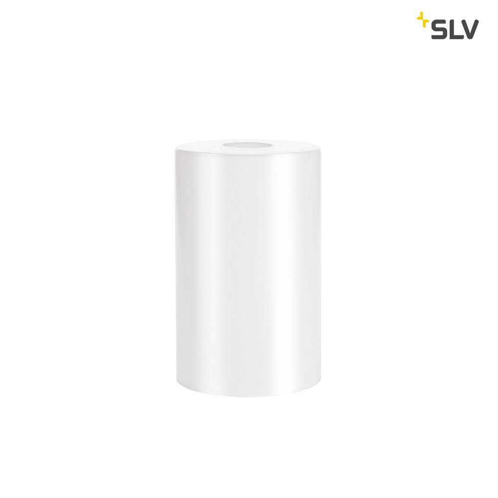 Fenda Glas-Zylinder 20cm hoch, 12,5cm Durchmesser, weiß. Ideal für Dekoration und Beleuchtung.