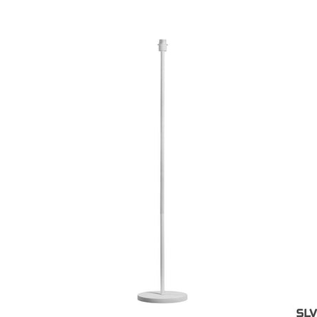 Fenda Standleuchtenfuß E27 Weiß (ohne Schirm) mit schlichten Design und flexiblem Einsatz für Wohnräume.