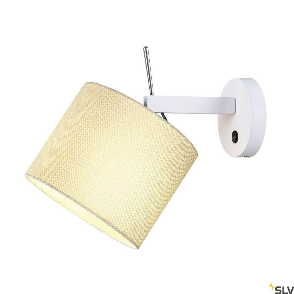 Fenda Wandlampe E27 Weiß (ohne Schirm) mit einem modernen, minimalistischen Design für vielseitige Einsatzmöglichkeiten.