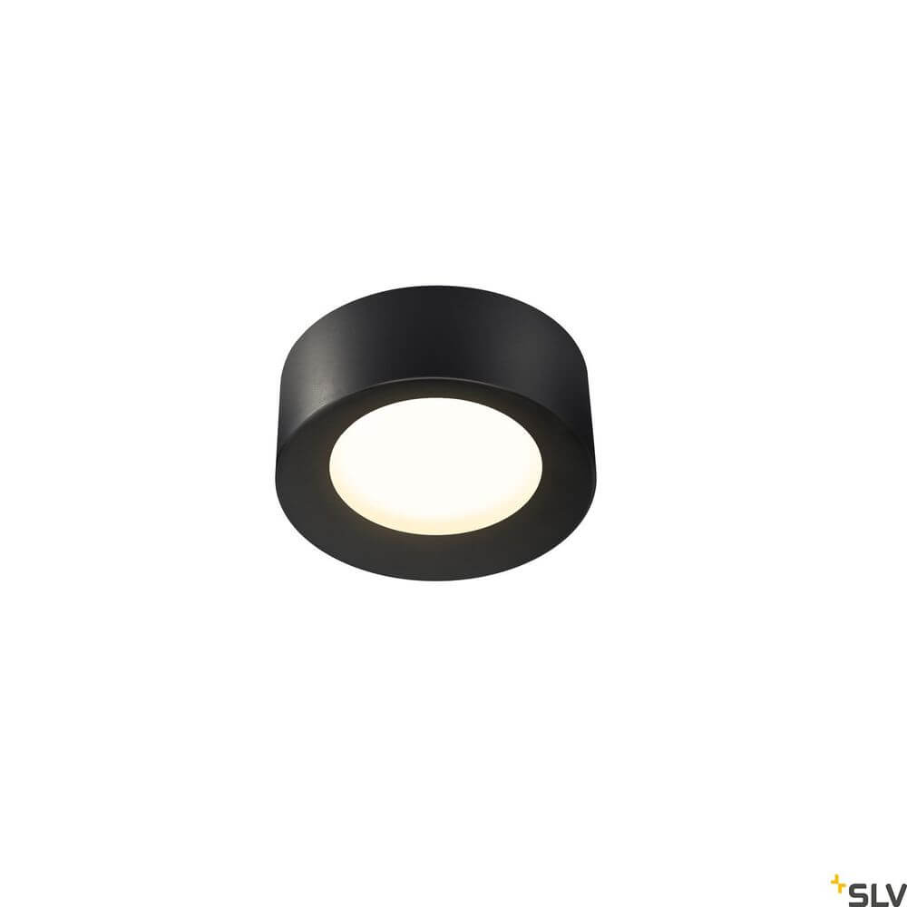 Fera 25 CL LED Deckenaufbaulampe in Schwarz mit klarem Design und hoher Leuchtkraft, Ideal für Raumbeleuchtung.