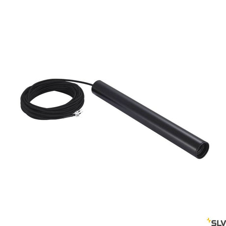 Fitu pendant lamp E27 Black 5m with black cable and lamp holder