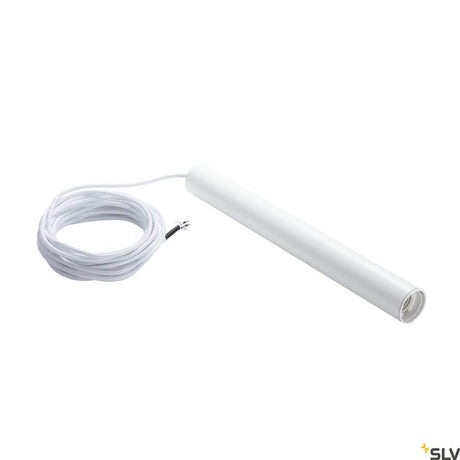 Fitu pendant lamp E27 White 5m with white cable and lamp holder