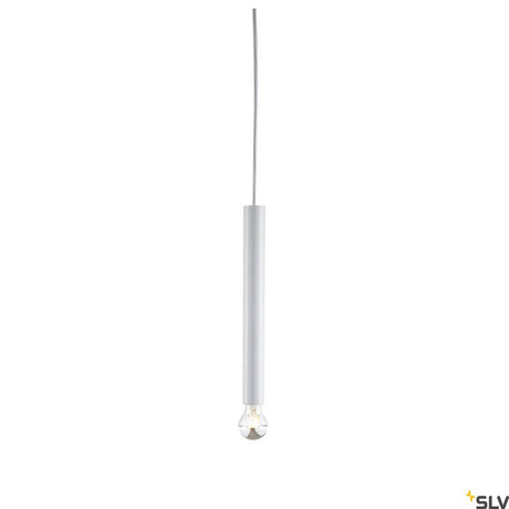 Fitu pendant lamp E27 White 5m in an elegant design with a simple white cover.